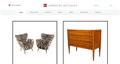 Desktop Screenshot of lereboursantiques.com